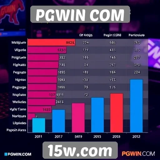 Estatísticas de popularidade do PGWIN COM entre jogadores